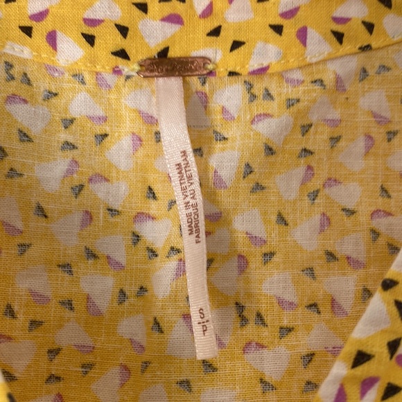 Free People Yellow Top - Picture 3 of 4
